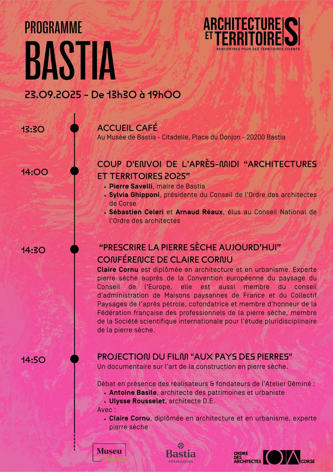 Architectures & Territoires 2025 - Programme - CROA CORSE 1