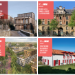 photos de projets illustrant le plaidoyer de l'Ordre des architectes