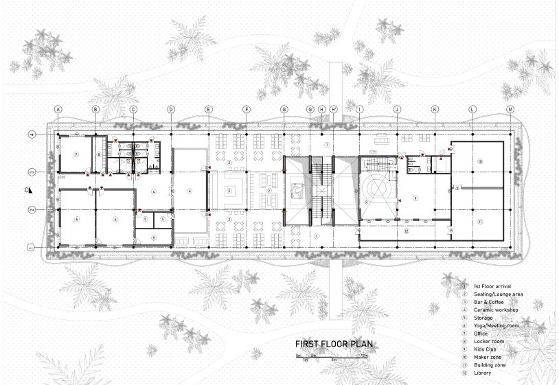 PLAN BATIMENT EDUCATIF & LOISIR