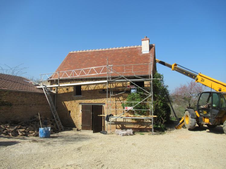 Pendant travaux - Création des baies