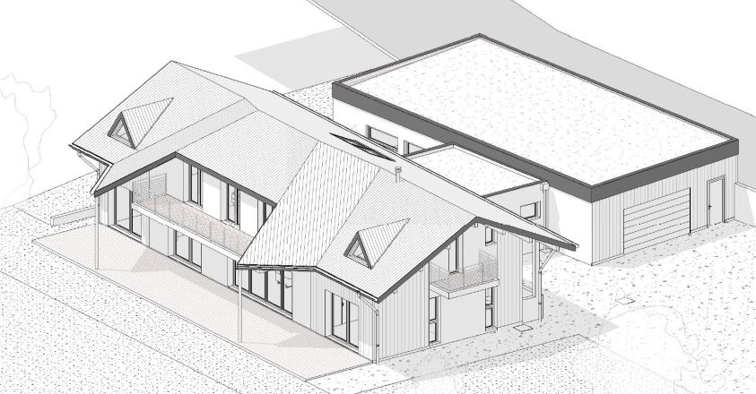 RÉHABILITATION ET EXTENSION D'UNE MAISON INDIVIDUELLE - SAINT ALBAN DE MONTBEL