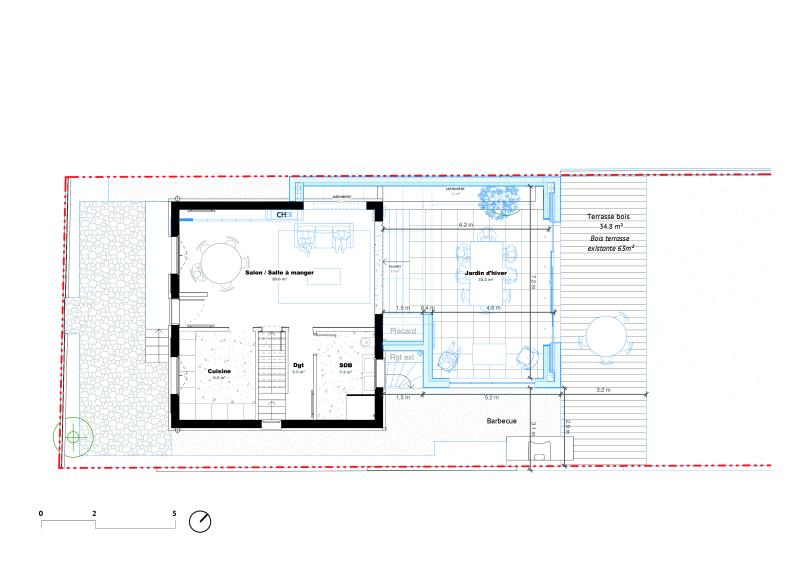 Plan du rez-de-chaussée