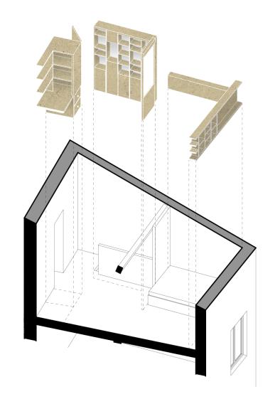 aménagement intérieur quartier Sainte Croix - Bordeaux