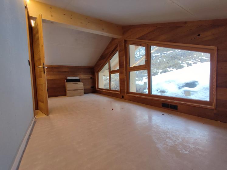 Extension d'un chalet - photo de l'intérieur