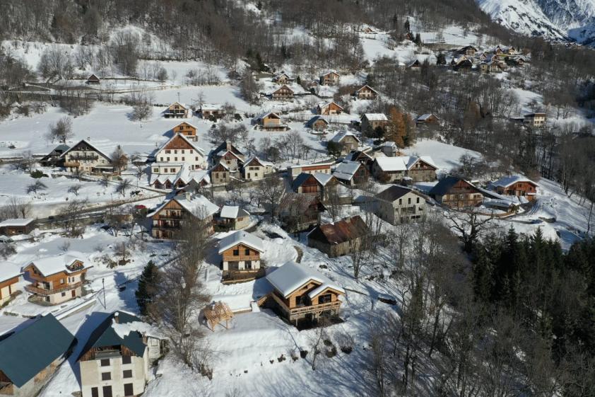 construction de deux chalets