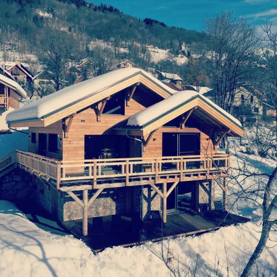 construction de deux chalets