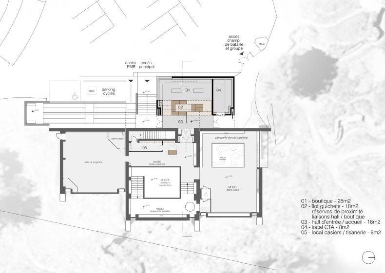 Plan du rez de chaussée