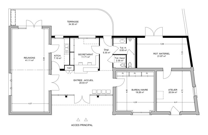 Plan de la mairie