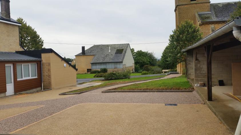 Cour après travaux