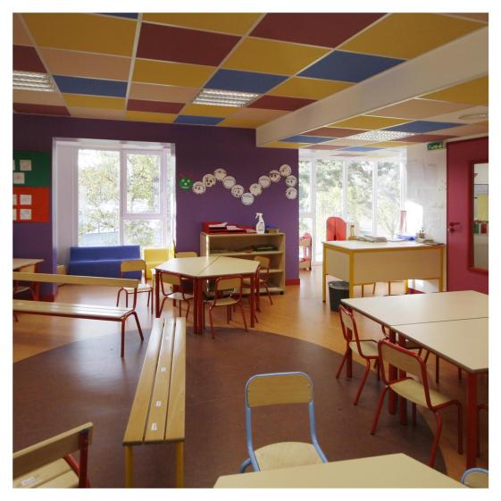 maternelle, salle de classe