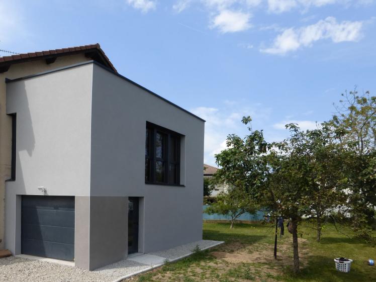 Extension maison individuelle - Stéphen Mure architecte - Saint-Etienne - Habita