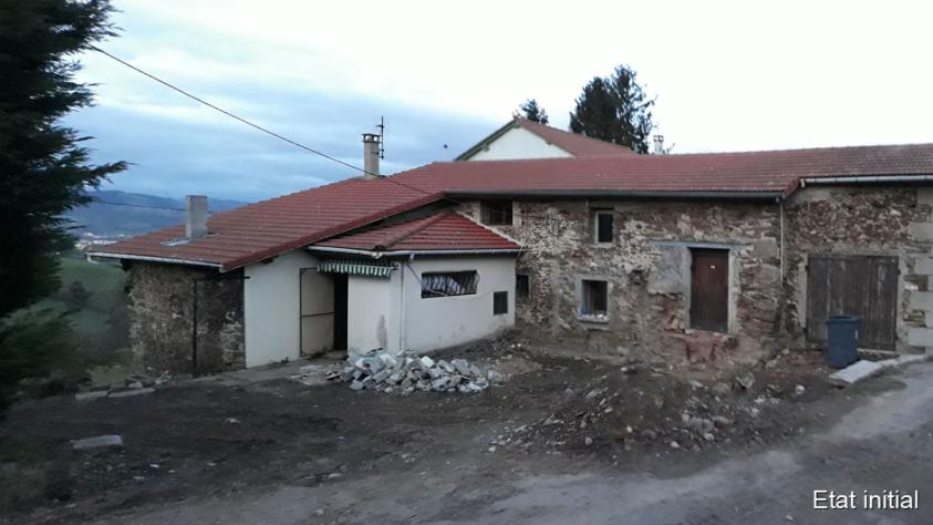 Réhabilitation d'une Maison en Pierres - Etat initial avant travaux