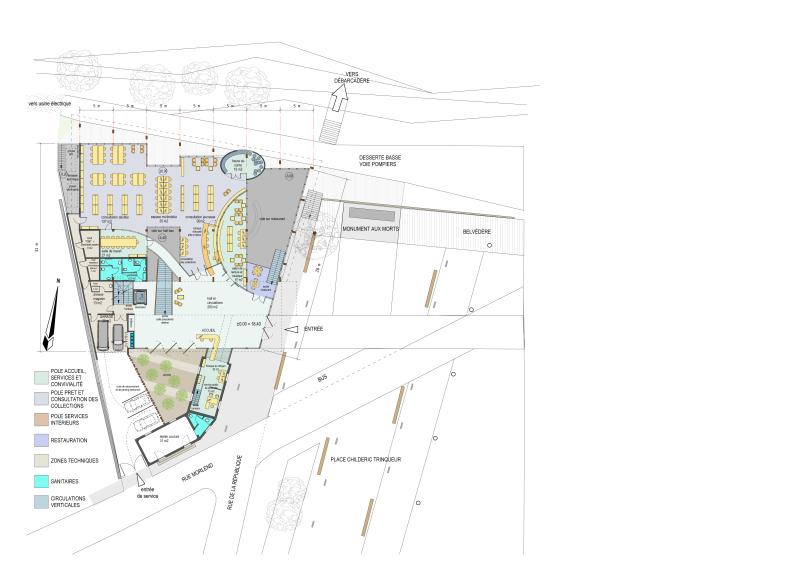 PLAN DU REZ DE CHAUSSÉE 