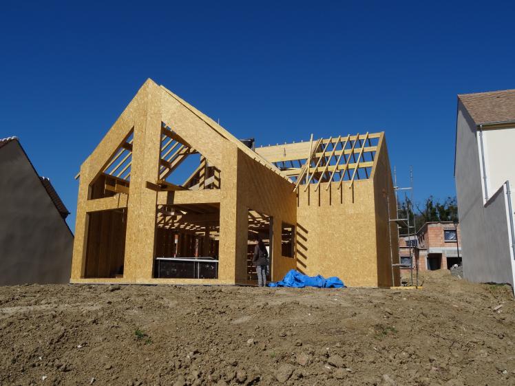 Chantier : Façade sud