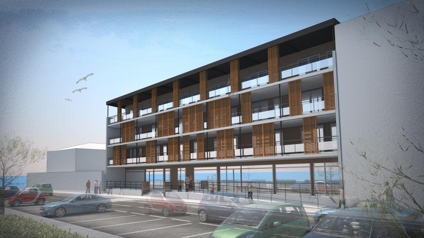 Immeuble de logements collectifs, Port la Nouvelle