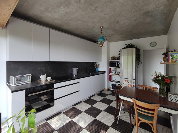 Rénovation d'un appartement des années 70 au Bouscat - la cuisine 1