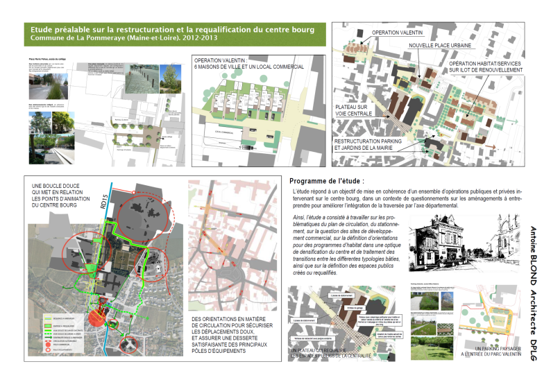 ETUDE PRÉALABLE SUR LA REQUALIFICATION ET LA RESTRUCTURATION DU CENTRE BOURG DE 