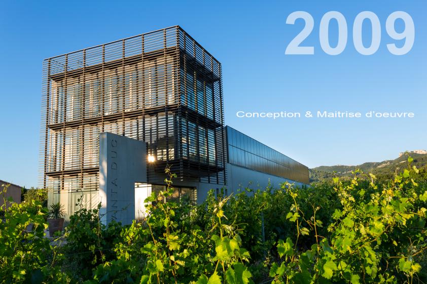 Domaine viticole - Construction contemporaine - 2009