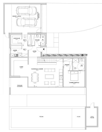 Plan du rez-de-chaussée