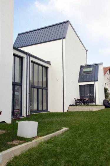 Façade coté jardin - Maisons jumélées