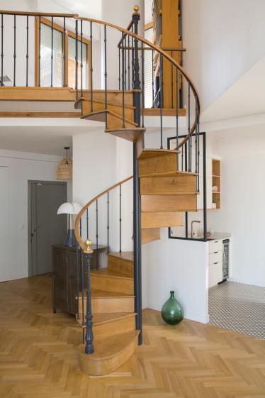 Rénovation d'un duplex - escalier