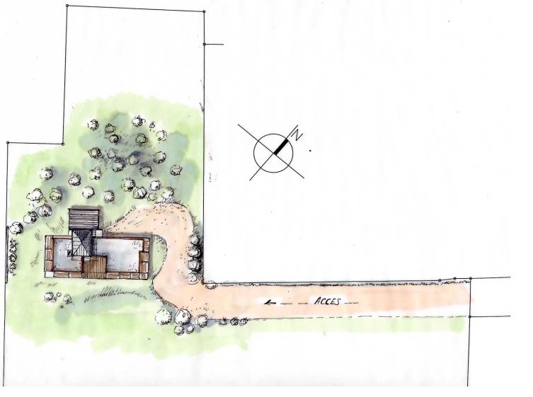 Croquis plan masse