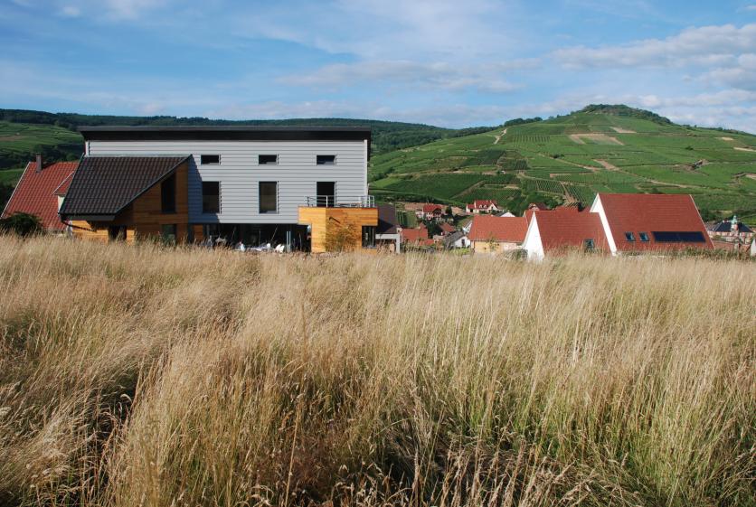 Maison neuve à Soultzmatt/vue arrière