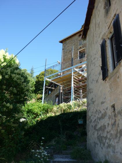 Vue du chemin d'accès