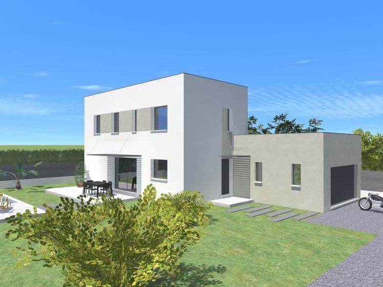 MAISON CONTEMPORAINE BLOC A BANCHER