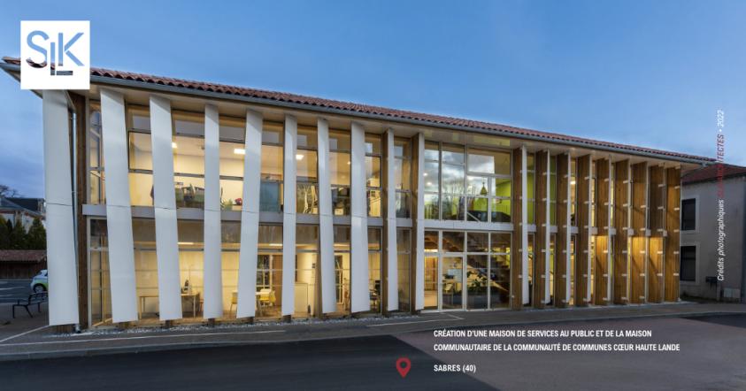 Maison de services au public à Sabres (40) | SLK-ARCHITECTES