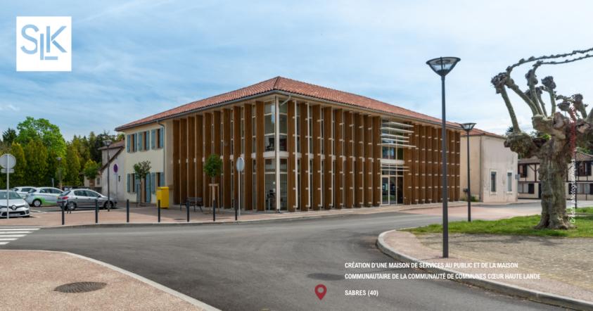 Maison de services au public à Sabres (40) | SLK-ARCHITECTES