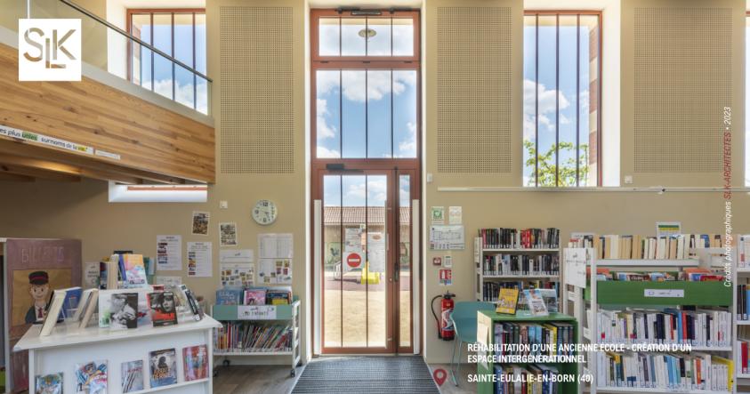 Espace intergénérationnel à Sainte-Eulalie-en-Born (40) | SLK-ARCHITECTES