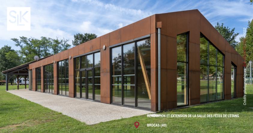 Salle des fêtes à Brocas (40) | SLK-ARCHITECTES