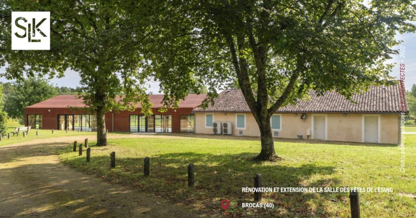 Salle des fêtes à Brocas (40) | SLK-ARCHITECTES