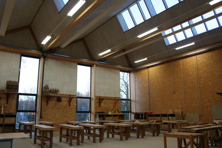 Atelier Halle bois - Lycée Gaudier Brzeska