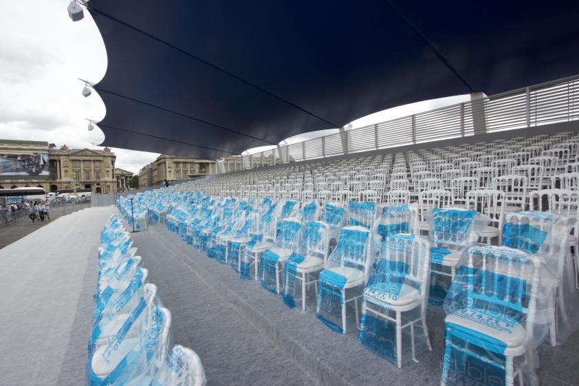 Tribune Présidentielle place de la Concorde