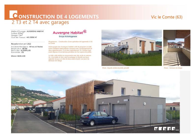 LOGEMENTS T3 ET T4