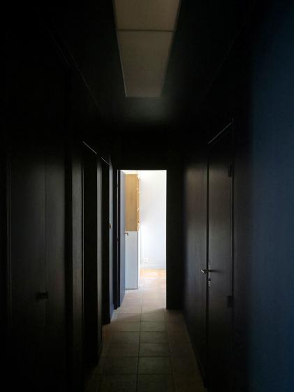Vue du couloir "obscure"