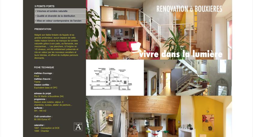 RENOVATION LUMINEUSE A BOUXIERES