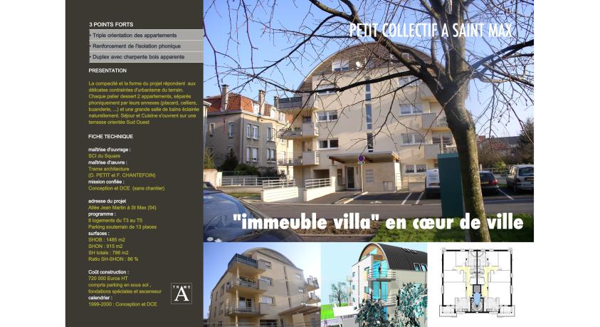 Immeuble urbain de 8 logements en centre ville