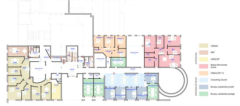 Plan de répartition des structures