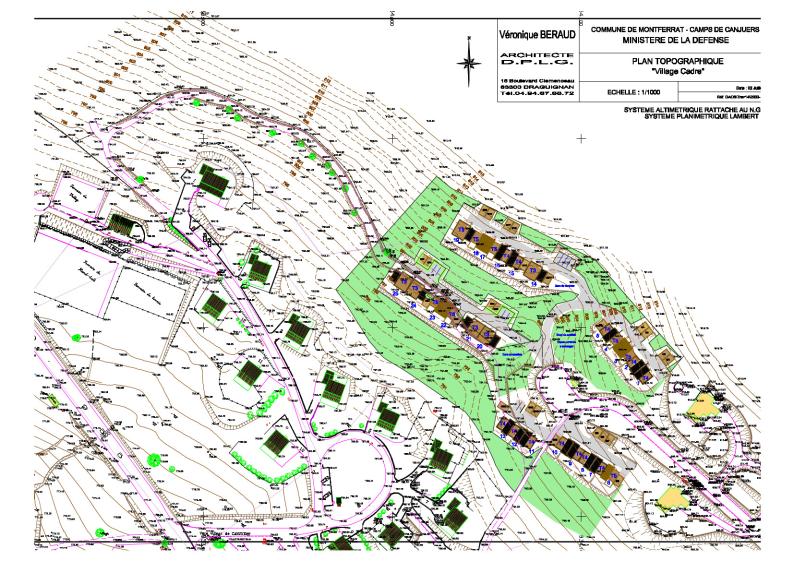 Plan de masse du projet