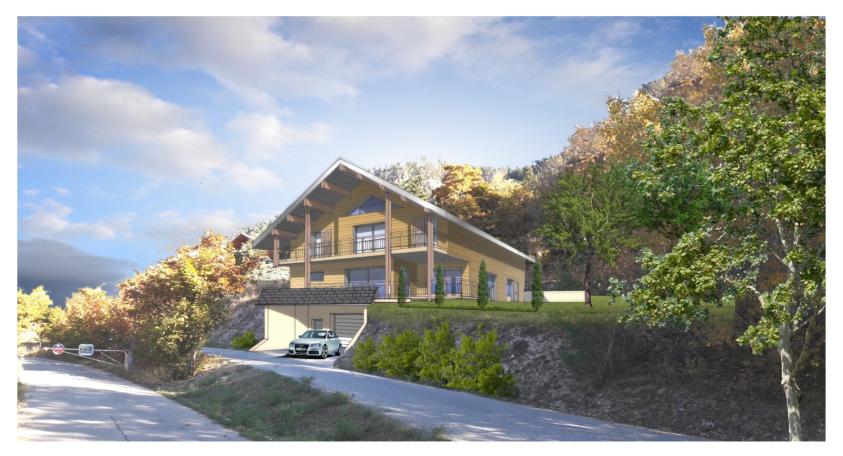 Un chalet à Briançon avec espace bien être.