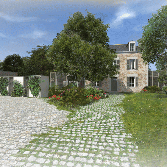 Extension et rénovation d'une maison bourgeoise à Saint-Malo (35) - Architecte A