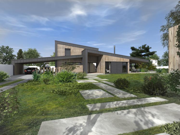 Construction d'une maison à Clisson (44) - Architecte ATELIER 14