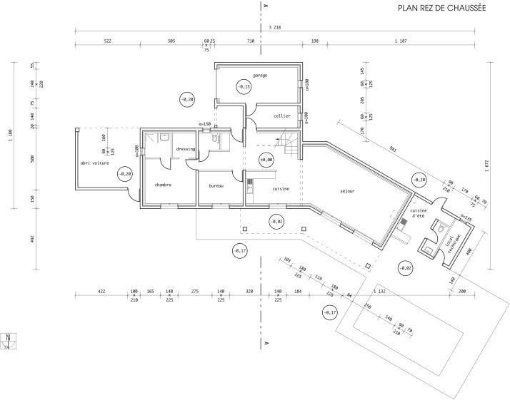 Plan Rez-de-jardin