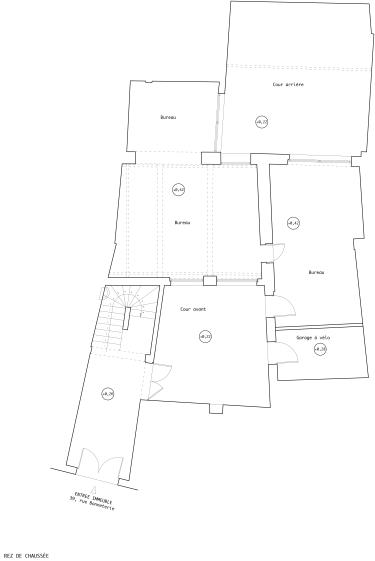 Plan Rez-de-chaussée  - projet