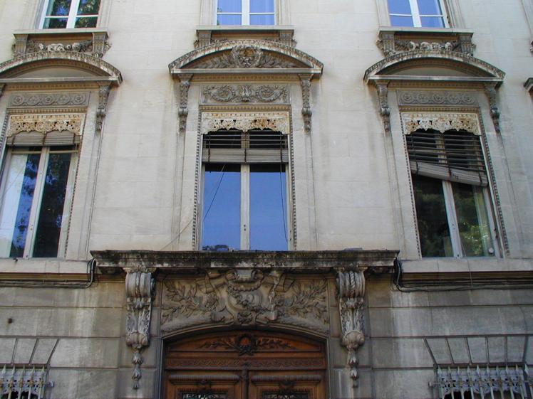 Façade sur rue - état des lieux