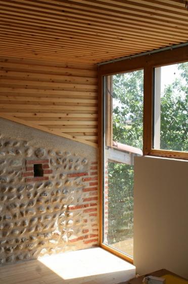 jonction extension/existant en salle de bains