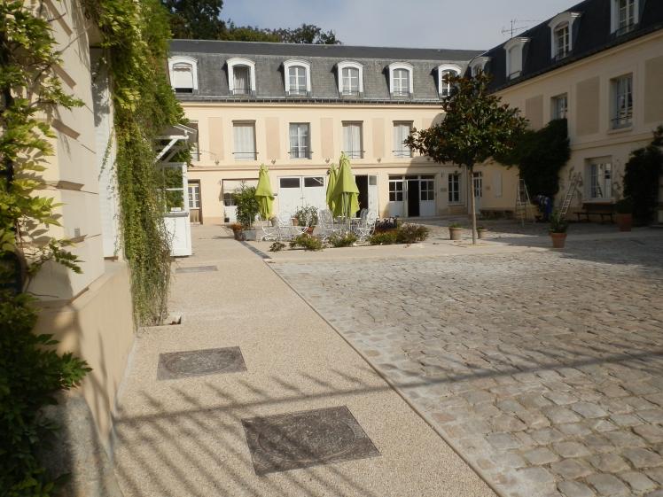 Cour intérieur Château du Val_projet